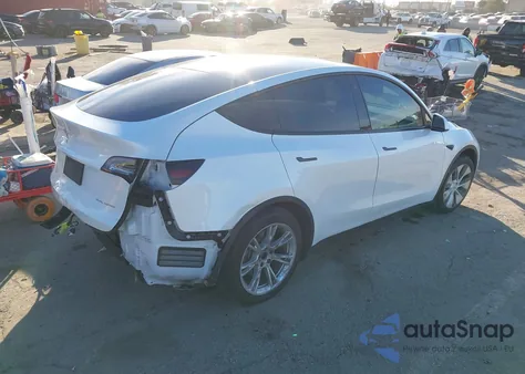 2020 Tesla Model Y Long Range Dual Motor All-Wheel Drive из США, поврежденный, VIN 5YJYGDEEXLF032048